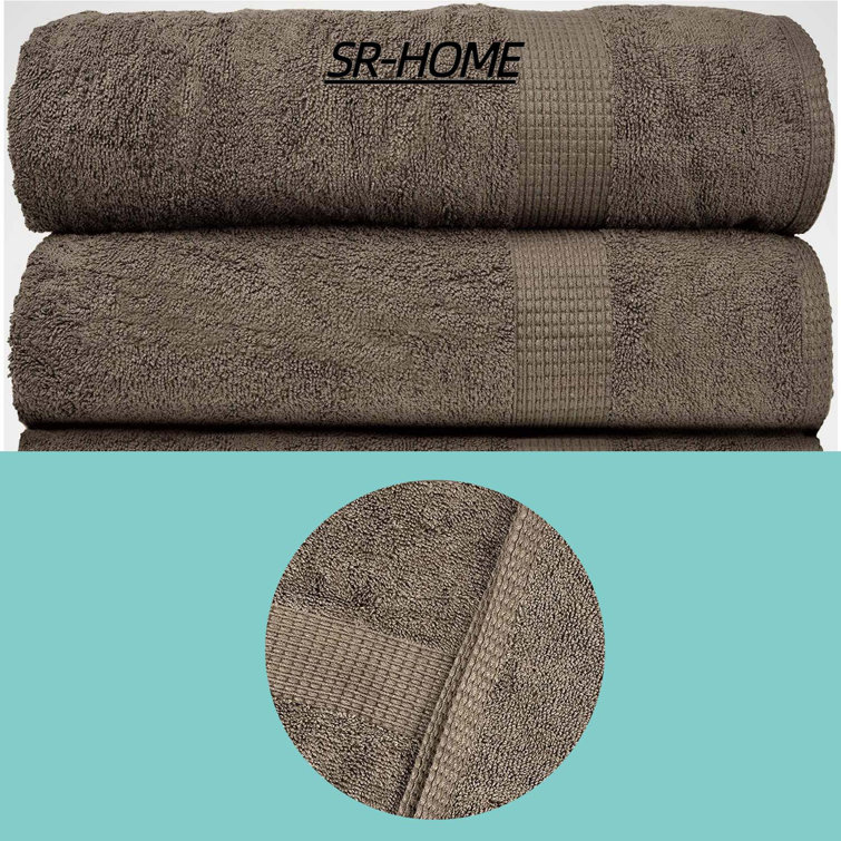 SRHOME 100 Cotton Bath Towels Wayfair